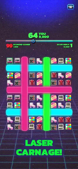 Game screenshot Fight Back to the 80's Match 3 hack