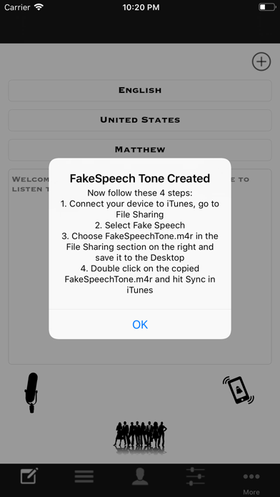 FakeSpeech - Voice Ringtones screenshot 2