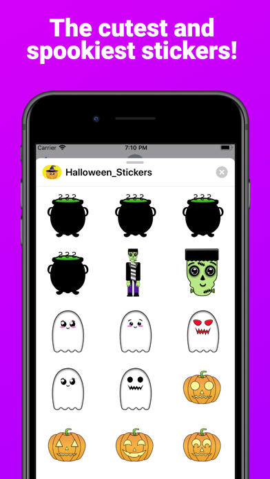 Halloween Sticker Treats Emoji screenshot 2