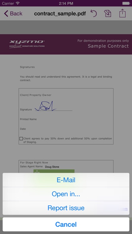 xyzmo Signature Capture screenshot-4