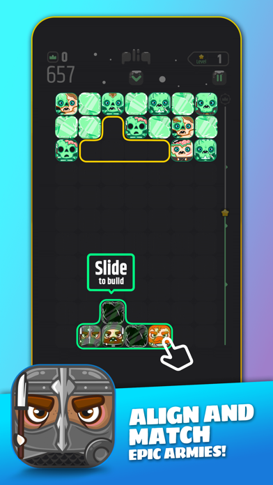 pliq: Epic Clash Arcade Puzzle screenshot 2