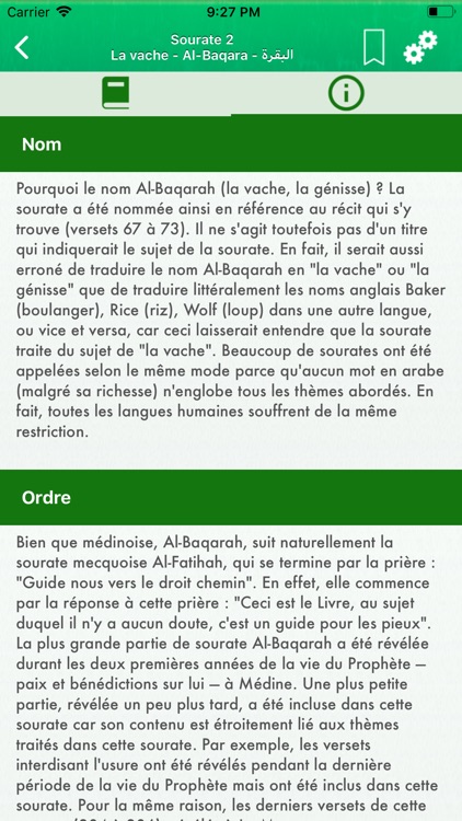 Le Coran : Français et Arabe