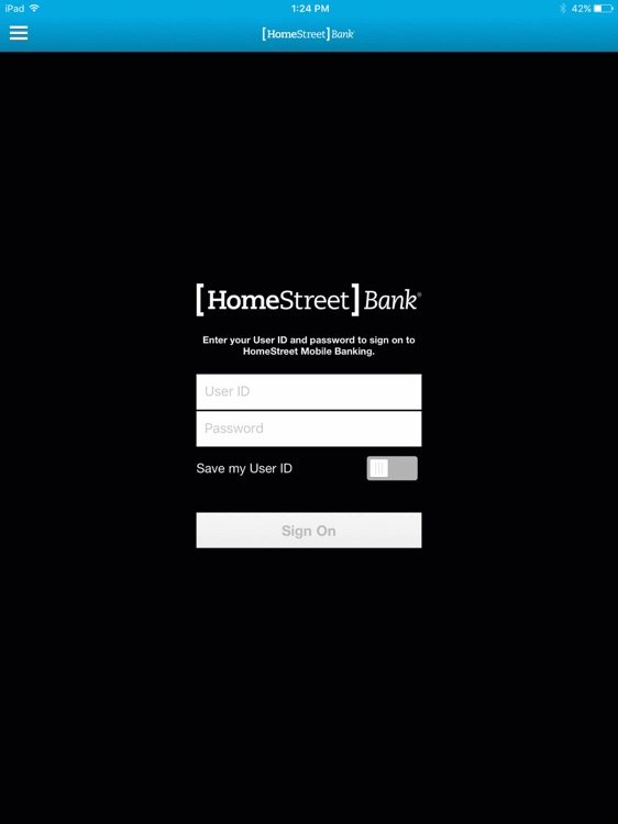 HomeStreet Banking for iPad