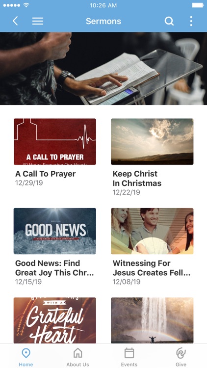 University Vineyard Church App
