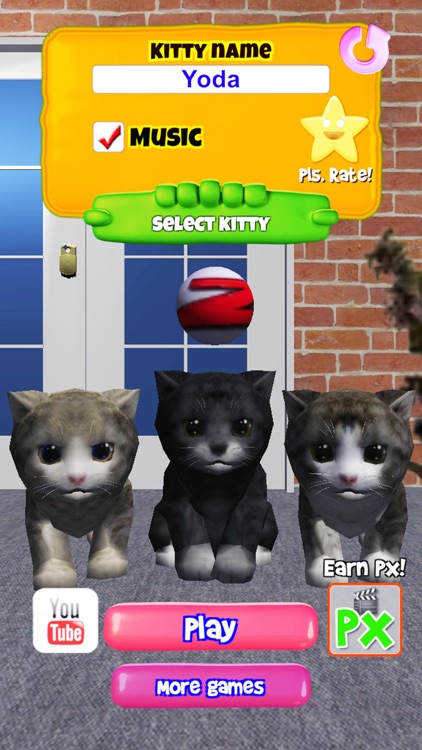 My Cat: Pet Game Simulator lets you care for a cuddly kitty, out