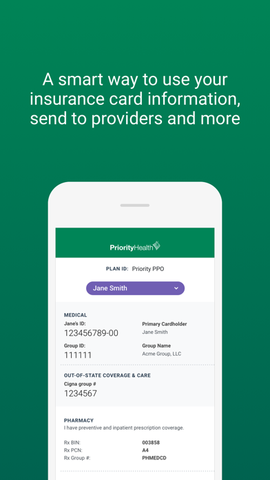 Priority Health Member Portal screenshot 3