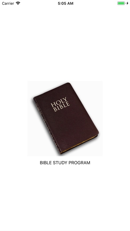 Bible Study Program