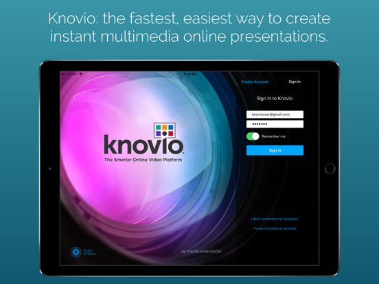 Knovio Mobile: Instant Multimedia Content screenshot