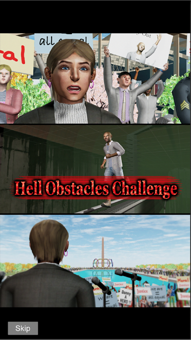 Hell obstacles challenge