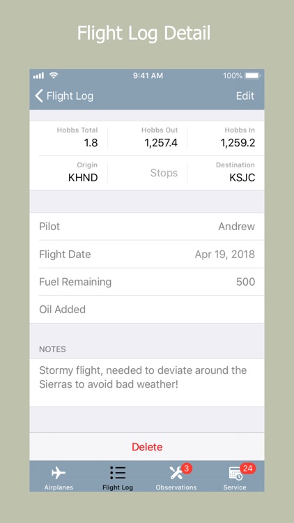 aeroLogbook screenshot-5