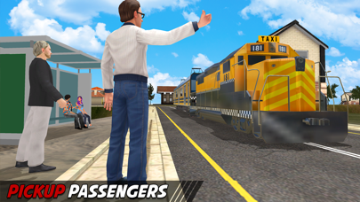 Hilly Train Taxi Adventure screenshot 4