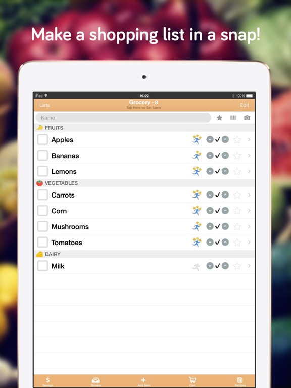 Screenshot #5 pour Shopper No Ads - Grocery List