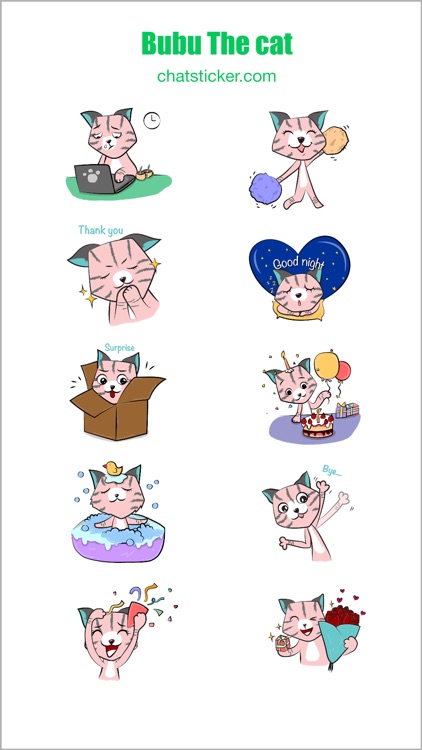 Bubu The Cat Stickers screenshot-4