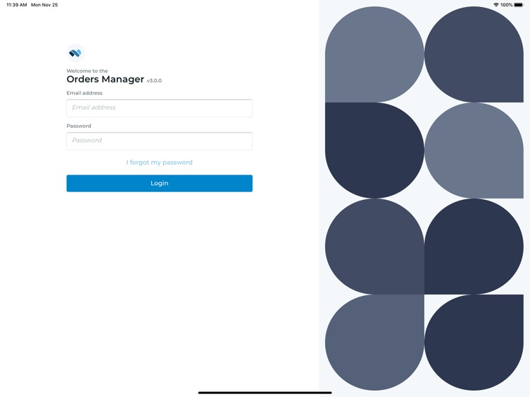 Infinity Mobile Order Manager