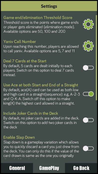 Yaniv Card Game screenshot 3