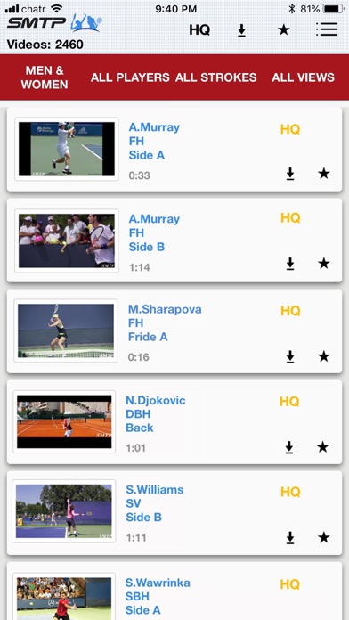 Slow Motion Tennis Pros screenshot 3
