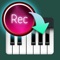 Record your voice or any sound and play the piano with that sound