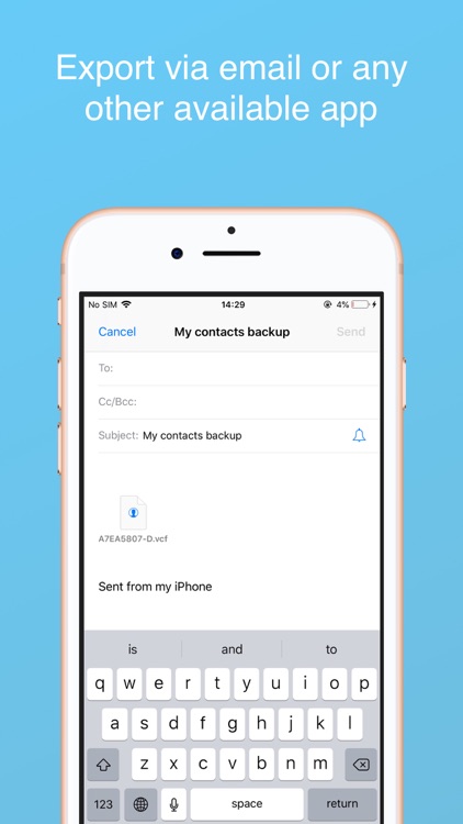 Backup My Contacts Easy