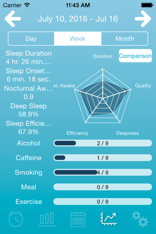 airweave sleep analysis screenshot 3