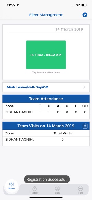 Infodart Attendance Management