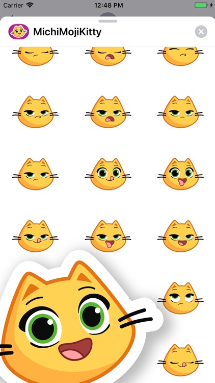 Michi Moji Kitty - Cat Emojis screenshot-3