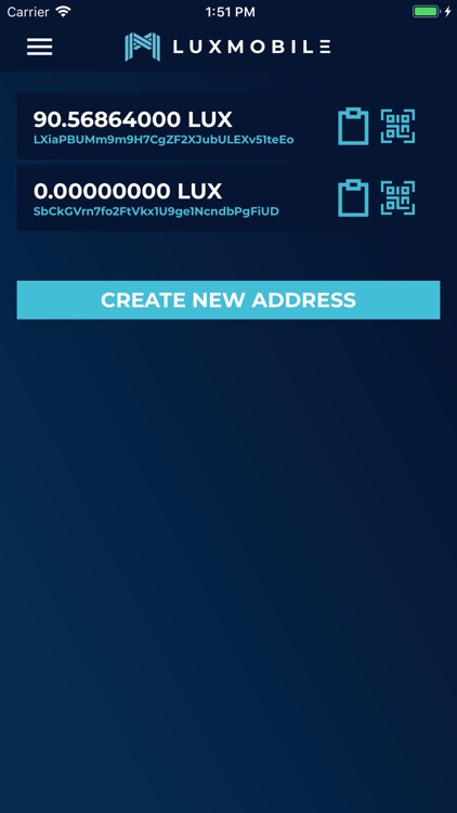LuxMobile - Lux Mobile Wallet screenshot-3