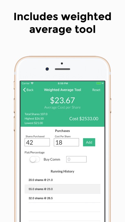 Easy Stock Profit Calculator screenshot-3