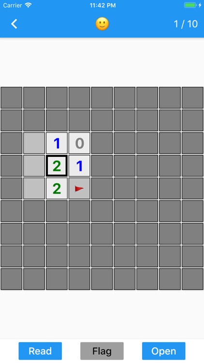 Minesweeper in the dark