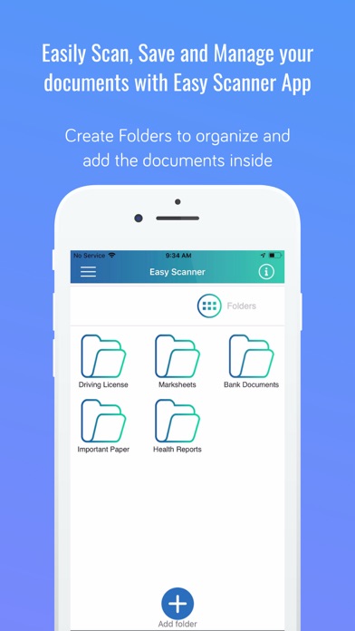 Scanner - Easy PDF Scan & Save screenshot 2