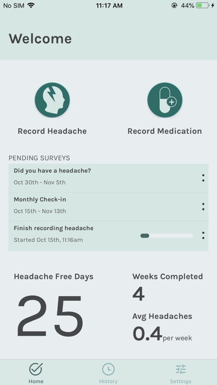 Migraine Recorder