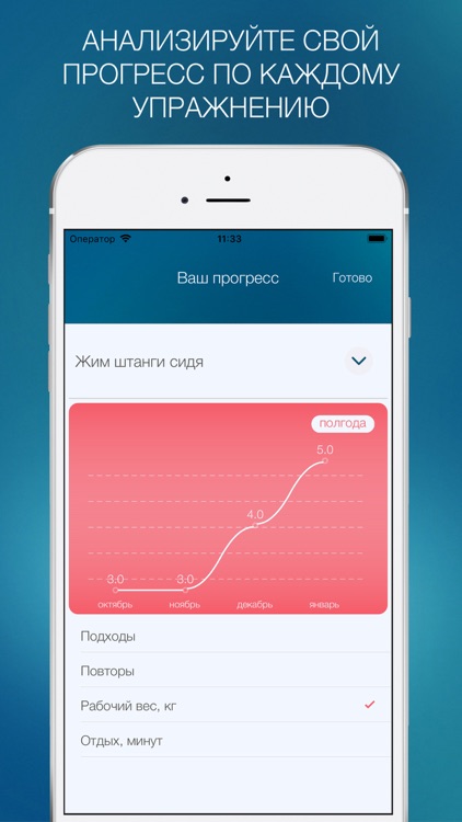 Дневник тренировок - Fit4You! screenshot-7