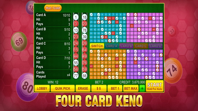 Keno - Casino Keno Games screenshot-2