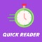 Hone your reading speed with Quick Reader