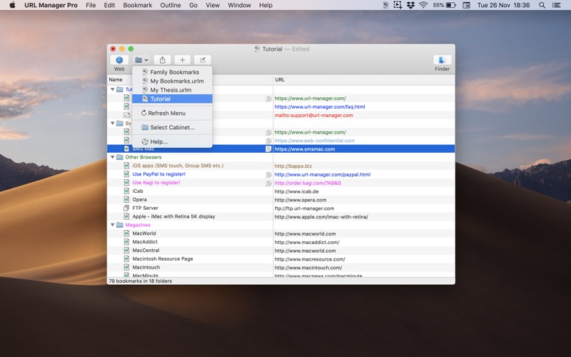 【图】URL Manager Pro(截图1)