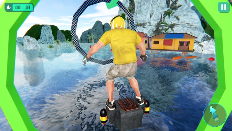 JetPack FlyBoard- Water Race screenshot-4