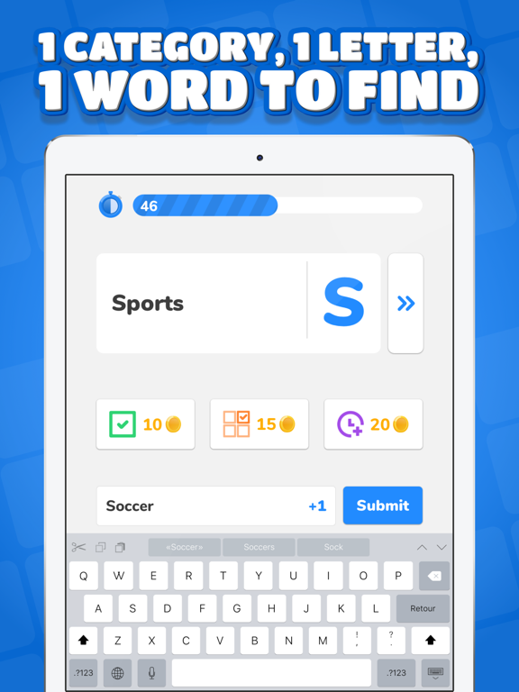 94 Seconds - Categories Game на iPad