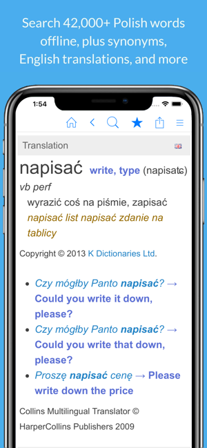 Polish Dictionary & Thesaurus(圖1)-速報App