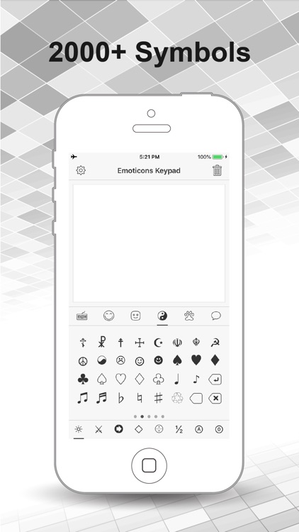 Emoticons Keypad for Texting