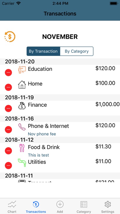 My Budget Track