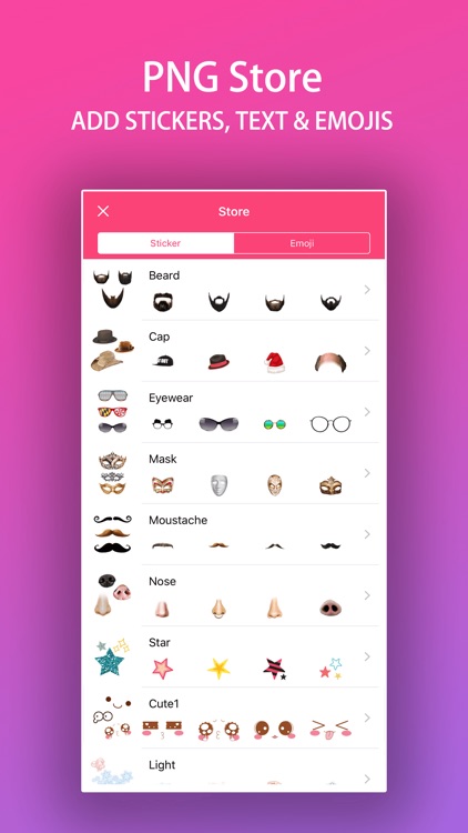 PNG Store : Face Photo Editor screenshot-8