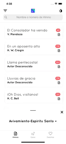 Captura de Pantalla 5 Himnario MMM iphone