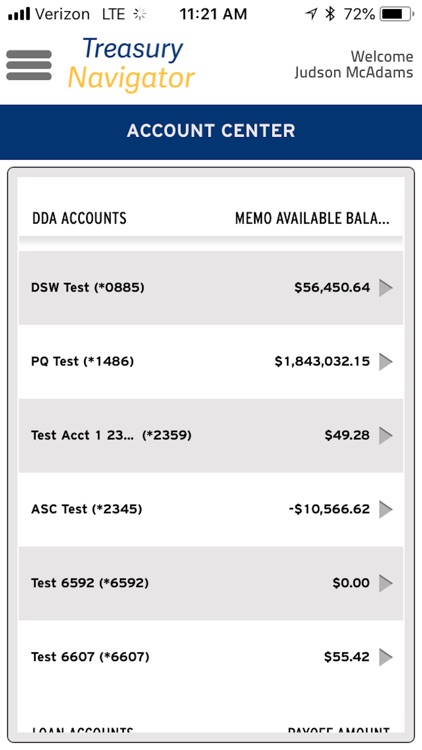 Treasury Navigator Mobile