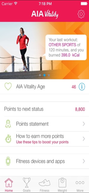 vitality garmin store