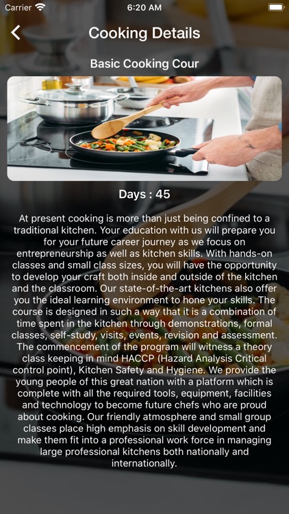 Cooking Classes Manager screenshot-4