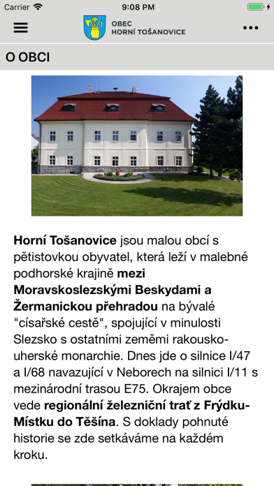 Obec Horní Tošanovice screenshot 2