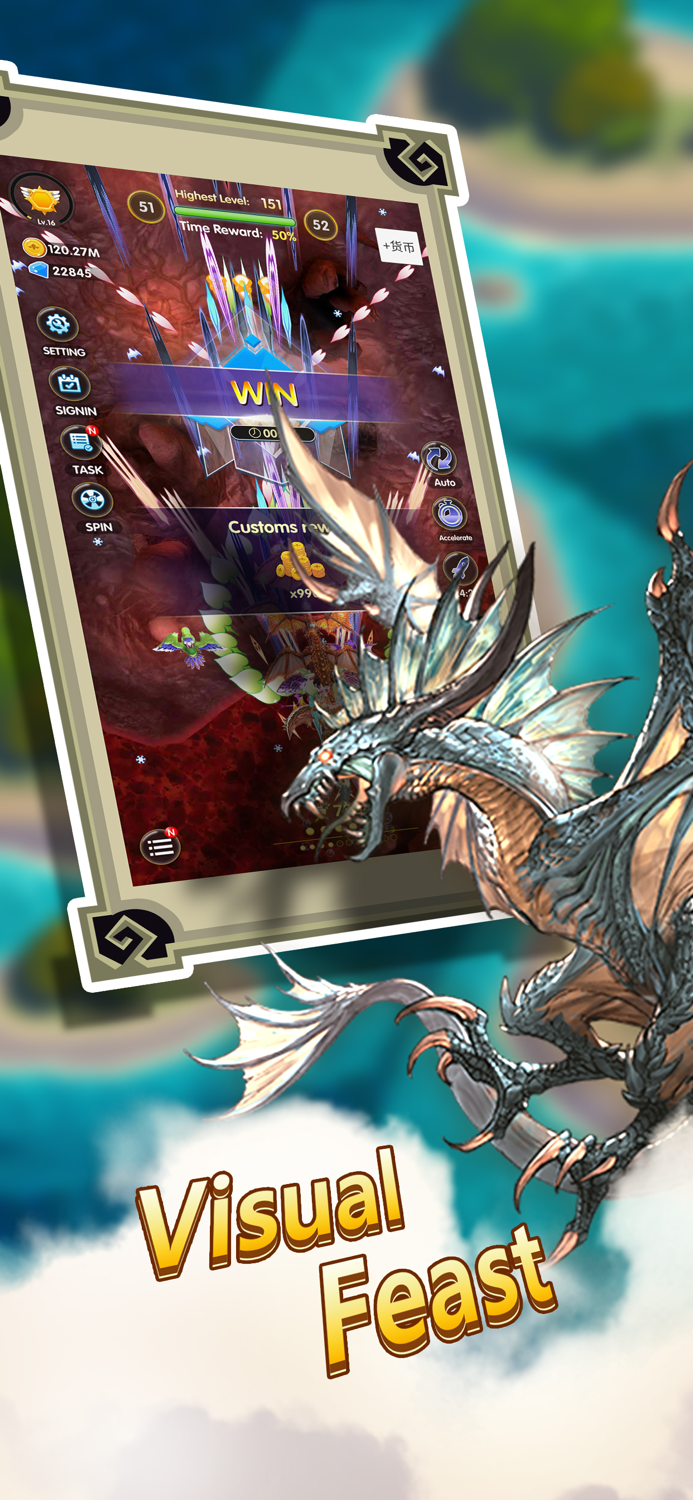 Dragon Clash - MergeIdle Game