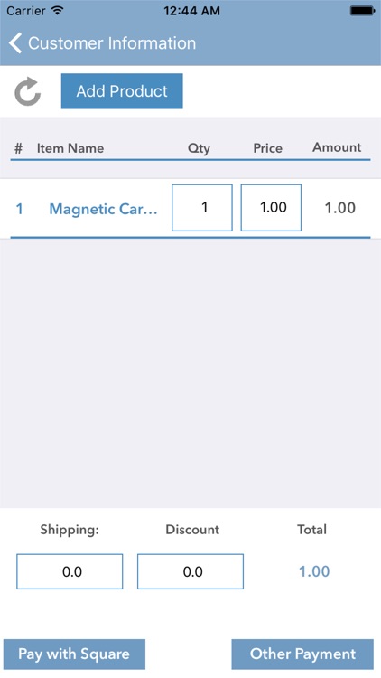 mPOS.sale(Infusionsoft+Square)