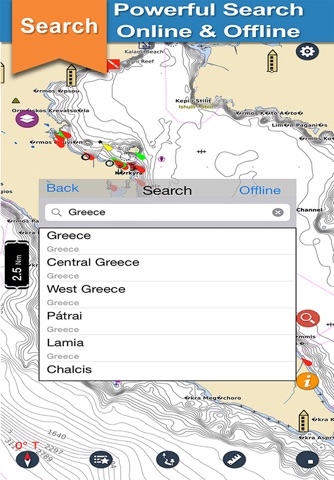 Greece Offline Nautical Charts screenshot 3
