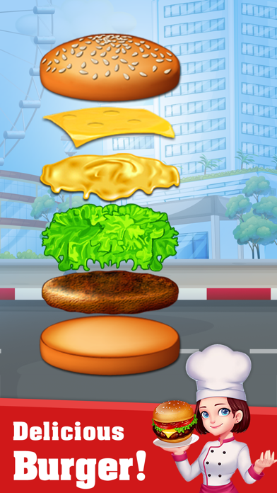 Hamburger Cooking Game screenshot 2