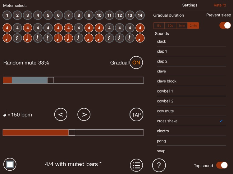 Time Guru Metronome for iPad